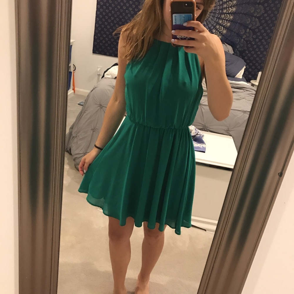 Green dress